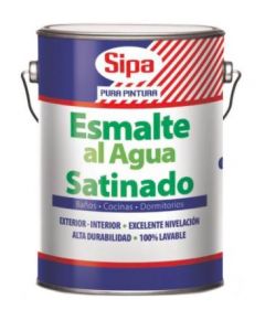 Esmalte Agua Satin Blanco Sipa Gl